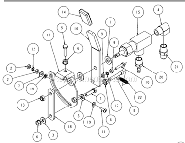Page R Diagram and Parts List for MK-4018KB  MK Diamond Concrete Saw